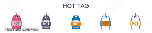 Hot Tag Element For Design Graphic - Multi Styles 