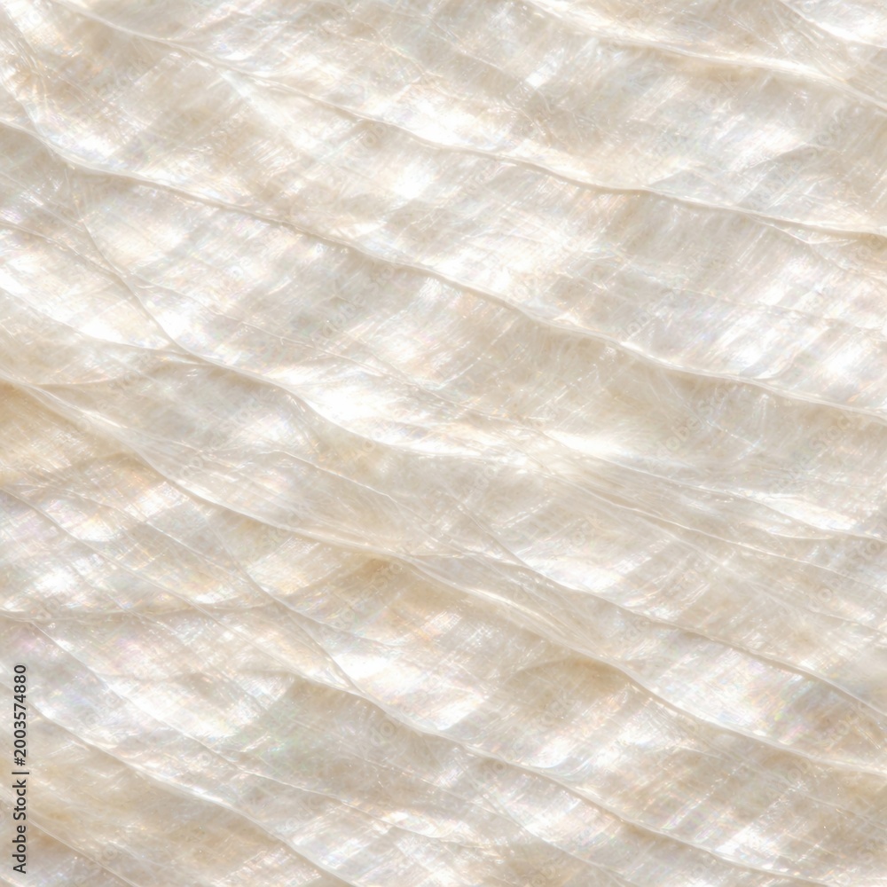 Fototapeta premium Mother of Pearl Shell Texture Seamless Pattern. Close-up nacre shell surface detail. Iridescent organic material design. Realistic pearl shell texture background. Detailed glossy macro close-up. 