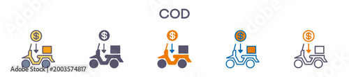 Cost Of Delivery Element For Design Graphic - Multi Styles 