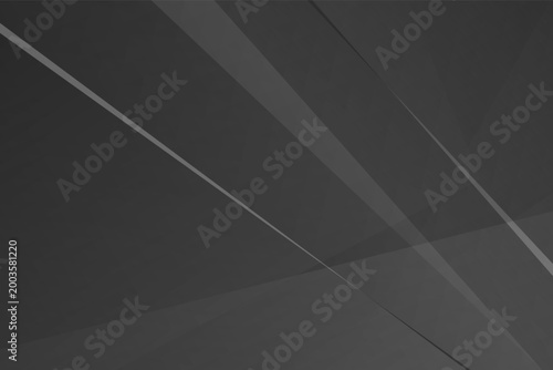 Modern abstract black polygonal background with dark grey gradients and clean geometric shapes, minimal tech style, vector EPS 10.