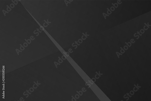 Modern abstract black polygonal background with dark grey gradients and clean geometric shapes, minimal tech style, vector EPS 10.