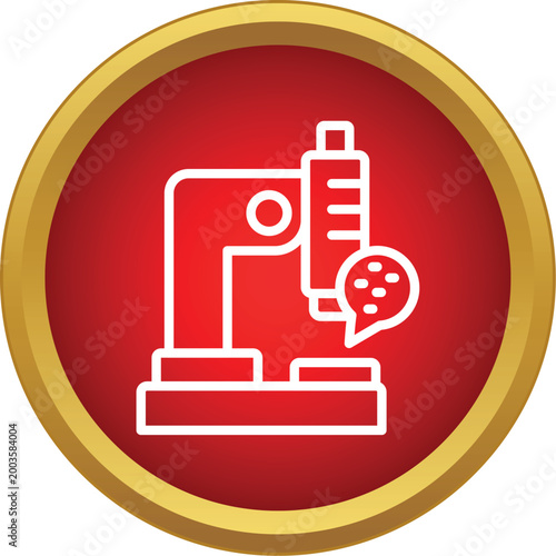 Microscope examining microbes, representing scientific research and medical discovery