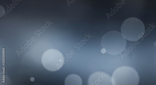 Blue Gradient Background with Bokeh Lights for Web Design