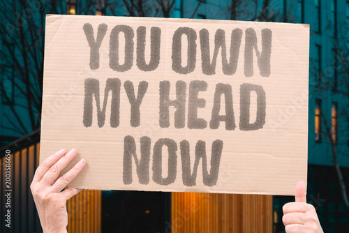 Cuadro en lienzo "You Own My Head Now" research confirms specific persons measurably dominate adult unwanted ongoing mental focus