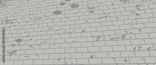 Distressed white paint brick Old Grungy Brick Wall Horizontal Texture Brick Wall