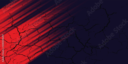 red black brush Car sticker wrap pattern banner abstract sporty lines black orange color combination grunge brush modern pattern racing motorsport vector design. eps 10