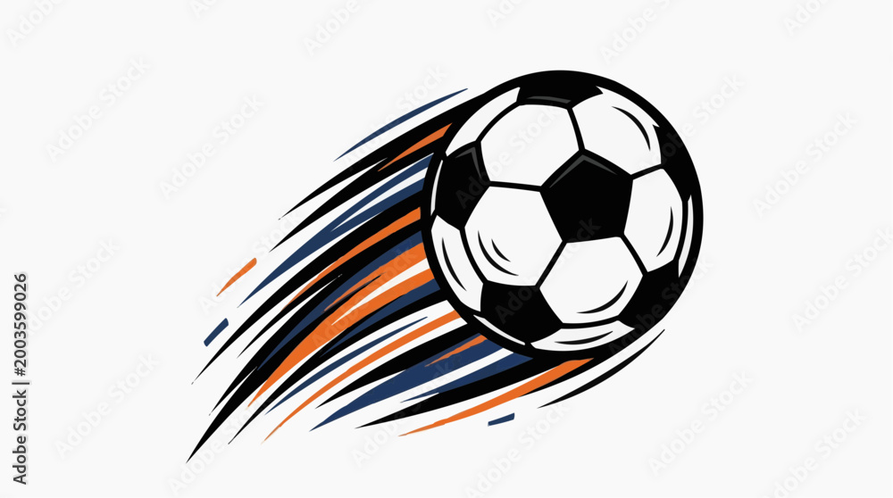Fototapeta premium soccer ball vector