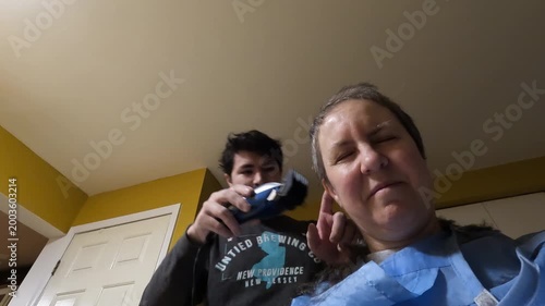 home made haircut