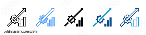 Improvement web icon with multiple style collection