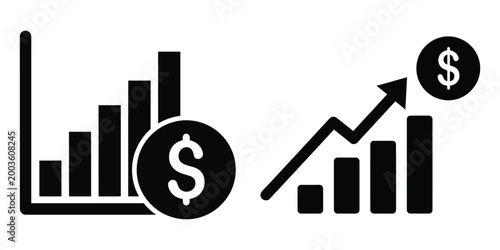 Financial growth and profitability a visual representation of increasing revenue and economic success
