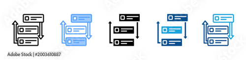 Photos Priority web icon with multiple style collection