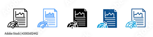 Photos Benchmark web icon with multiple style collection
