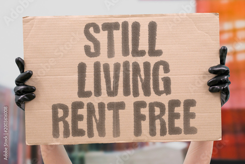 Billede på lærred "Still Living Rent Free" research confirms unwanted thoughts measurably persist in adult daily mental experience