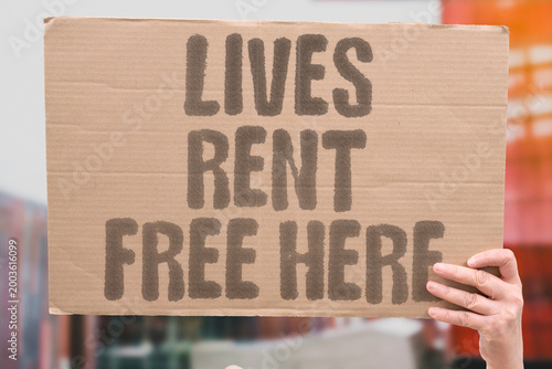 Konstfotografi "Lives Rent Free Here" research confirms unwanted persons measurably occupy adult mental and emotional headspace