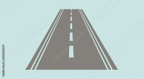 Asphalt Road Lane Lines Highway.