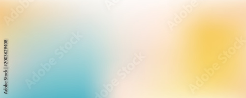 Obraz na płótnie Blurred color gradient background, abstract turquoise blue yellow grain gradatio