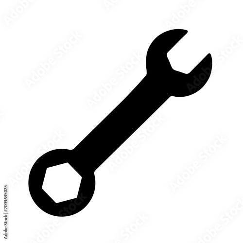 wrench isolated on white background