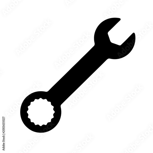 wrench on a white background