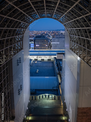 View on Kyoto from one of the Kyoto Station viewpoints
