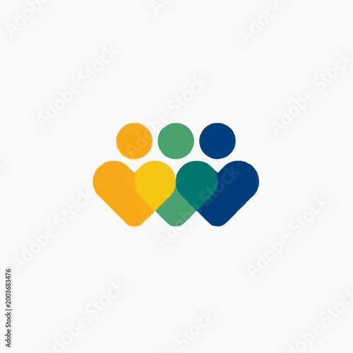 Abstract logo designs stock illustration