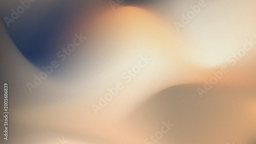 Abstract Grainy Gradient Background with Soft Warm Glow and Muted Fluid Waves