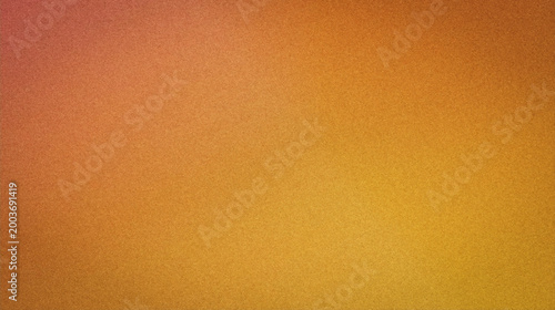 Fotografie Cozy orange to yellow gradient filled with soft grain texture, creating a warm, uplifting background perfect for seasonal promotions, banners, and cheerful branding projects