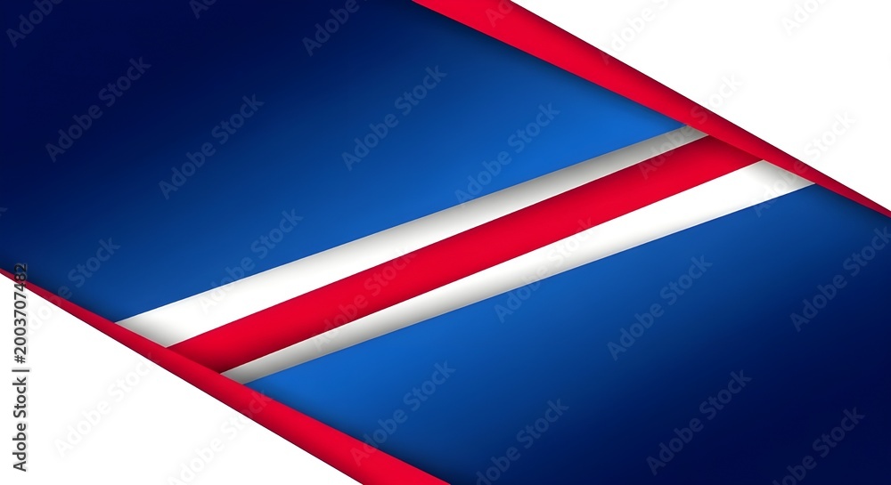Naklejka premium norway flag waving in clear blue sky