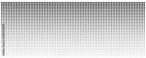 Photo of halftone polka dot pattern. Simple black polka dot pattern for banner poster background. Halftone minimalist abstract wall in diagonal lines. 