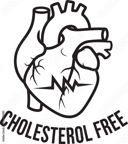 Cholesterol free heart health wellness cardiovascular