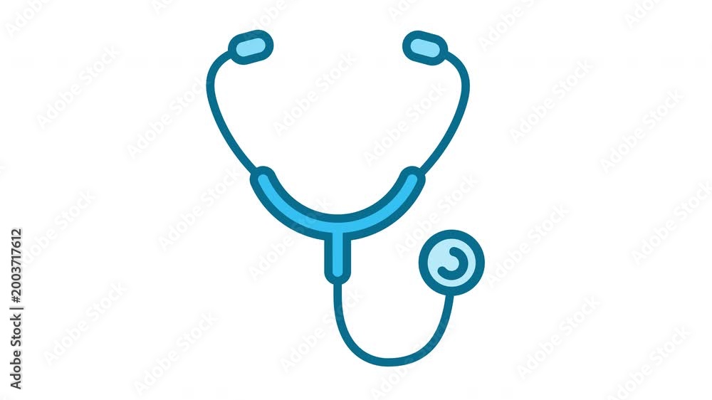 Stethoscope Medical Icon for Healthcare Diagnosis, Doctor Consultation ...