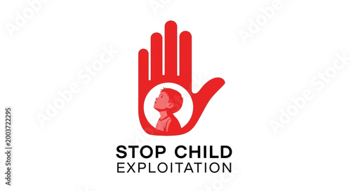 Stop Child Exploitation Symbol