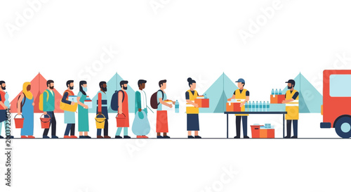 Humanitarian Aid Distribution