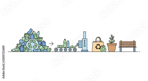 Recycling Process: Waste to Nature