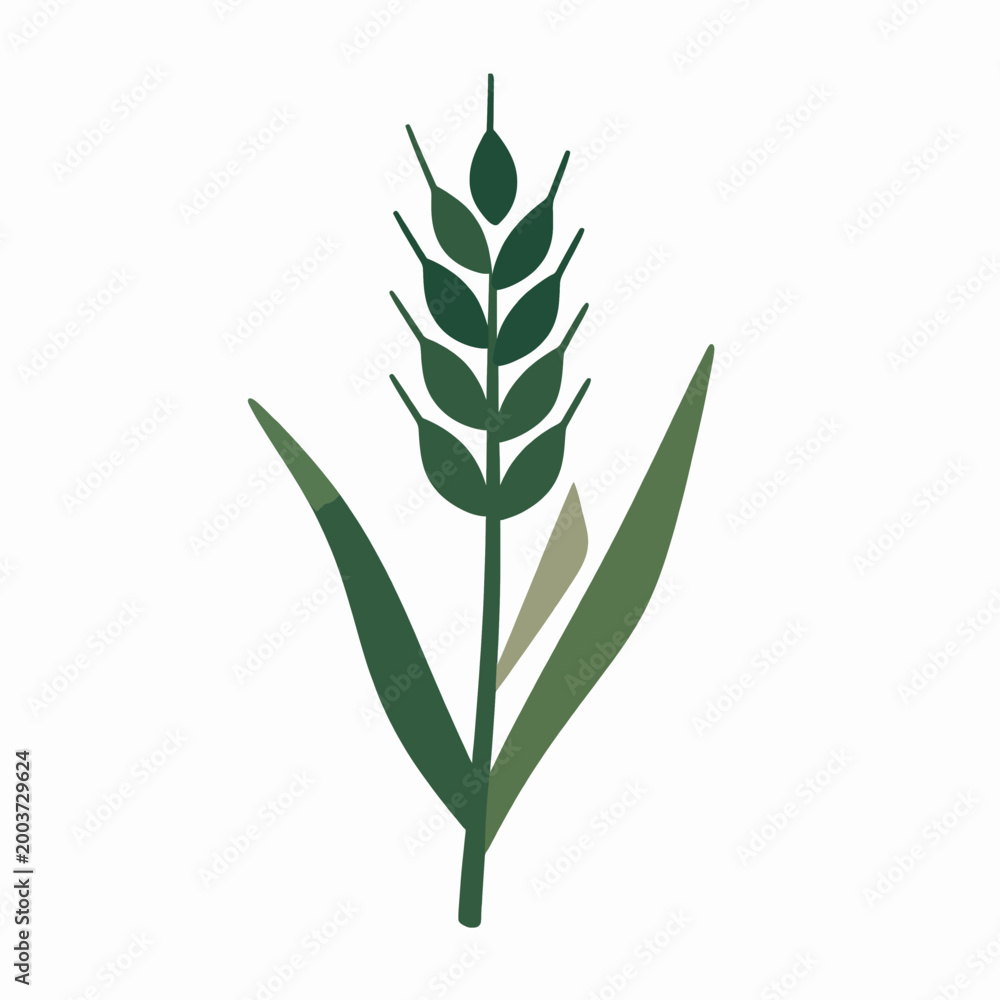 Fototapeta premium Organic food certification stamp icon: A clean vector symbol representing USDA organic quality, farming, natural ingredients, and sustainable agriculture.