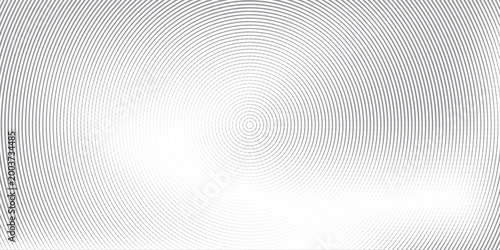Industrial Metal Groove Texture with Concentric Radial Engraving Vector Illustration