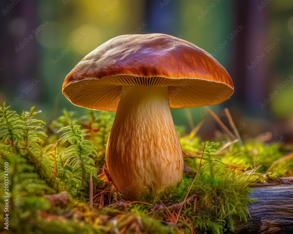 Fototapeta premium Pilze im Herbst im Wald