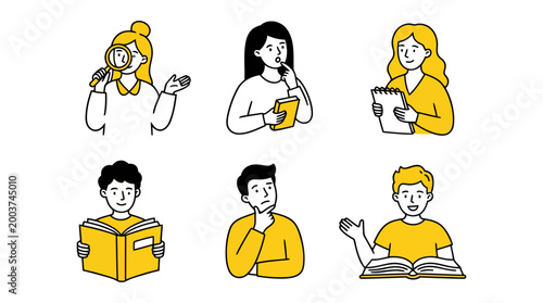 Illustrations of Learning, Thinking, and Research Activities for Education