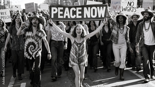 Authentic 1960s Hippie Women Collection: Vintage Film Style Portraits and Lifestyle Scenes