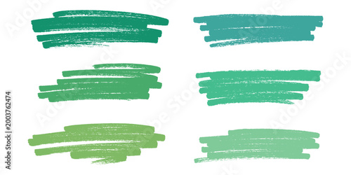 Set of brush paint stroke texture swatch Hand painted background Ink scribble dab clipart Paint smudge for tags and stamps design, beauty fashion poster