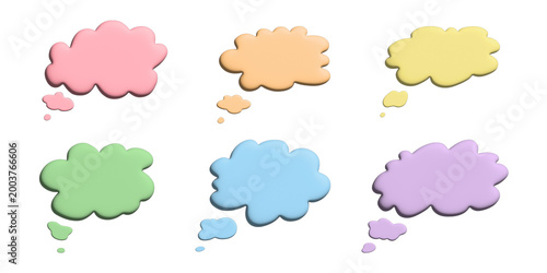 3d speech bubble Blank empty message box Textbox frame for banners, price tags, stickers, design
