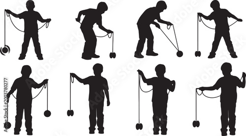 Photos Kids Performing Yo-Yo Tricks