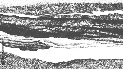 Gray and white abstract texture with horizontal layered patterns and rough details