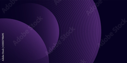 Modern luxury banner. Abstract purple curve elegant background business
