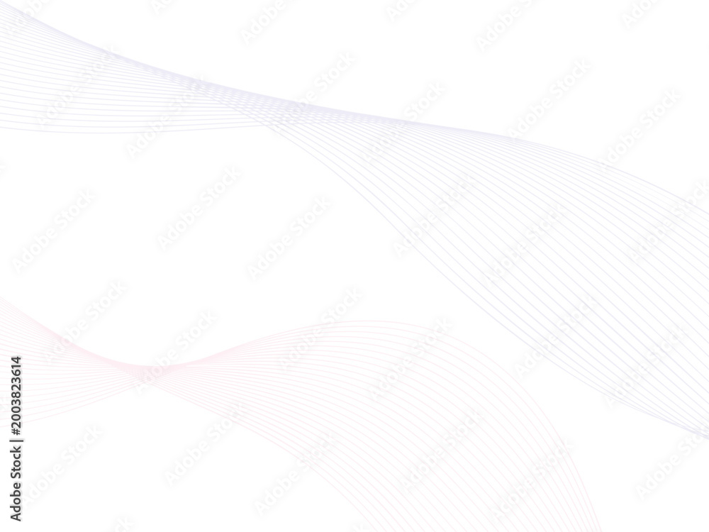 Fototapeta premium Abstract flowing wave lines, modern digital art background, subtle gradient curves, elegant minimalist design element, clean vector illustration for technology and business.