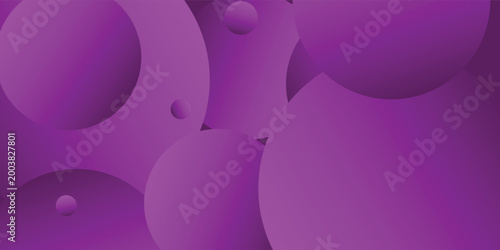 Playful Vibrant Purple Circle Pattern for Youth Oriented Events and Party Backdrop