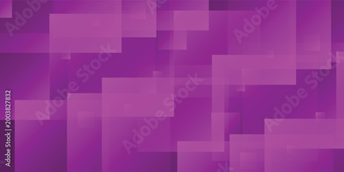 Abstract Data Visualization Concept with Purple Layered Squares and Gradient Shadows