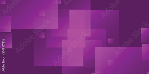 Luxury Dark Purple Background with Elegant Glassmorphism Square Elements for Branding