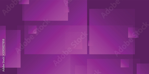 Abstract Scientific Background with Purple Geometric Cells and Block Patterns for Research