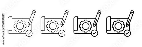Prototyping Icon Set Different Style Collection