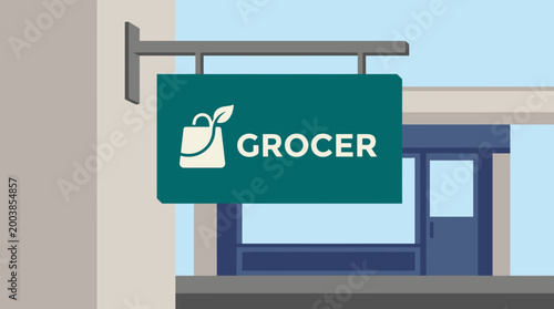 storefront of a grocery store.
